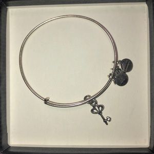 Alex and Ani  key bracelet